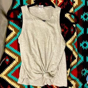 Grey night shirt or chillin shirt. Good for both uses